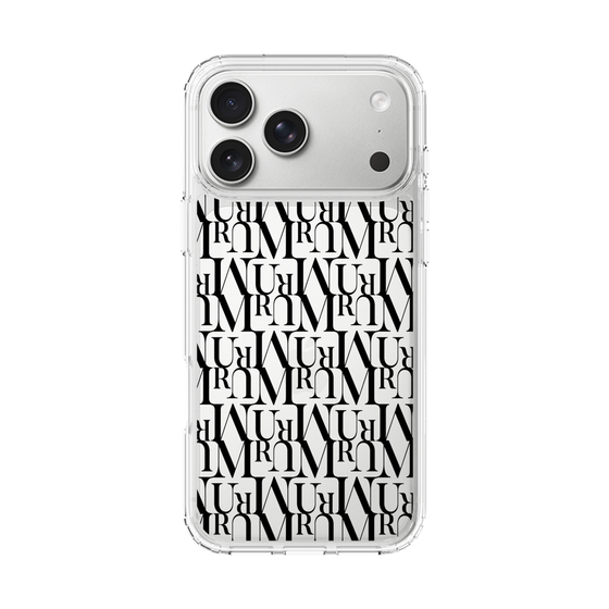 Slim Protection Case［ MURUA - Monogram - Black ］