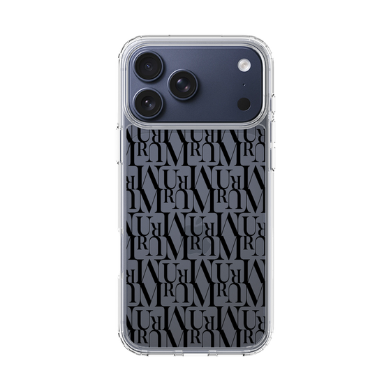 Slim Protection Case［ MURUA - Monogram - Black ］