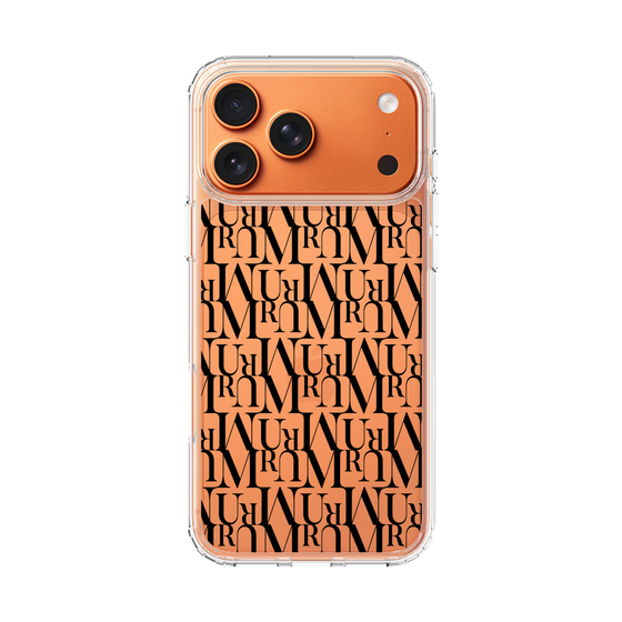 Slim Protection Case［ MURUA - Monogram - Black ］