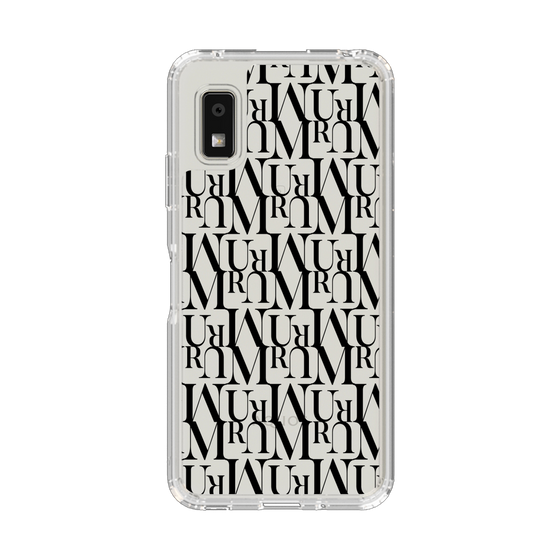 Slim Protection Case［ MURUA - Monogram - Black ］