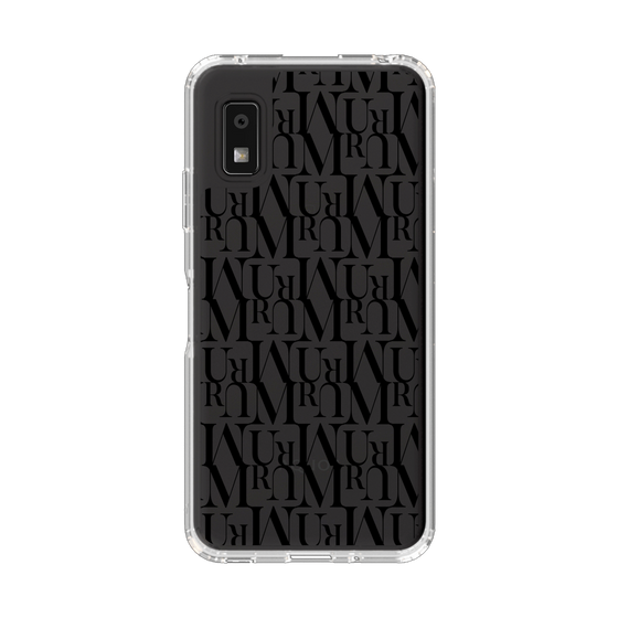 Slim Protection Case［ MURUA - Monogram - Black ］