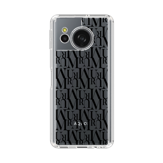 Slim Protection Case［ MURUA - Monogram - Black ］
