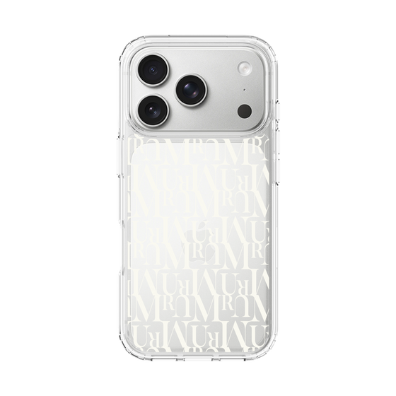 Slim Protection Case［ MURUA - Monogram - White ］