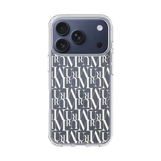 Slim Protection Case［ MURUA - Monogram - White ］