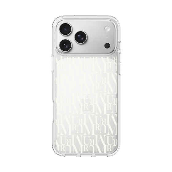 Slim Protection Case［ MURUA - Monogram - White ］