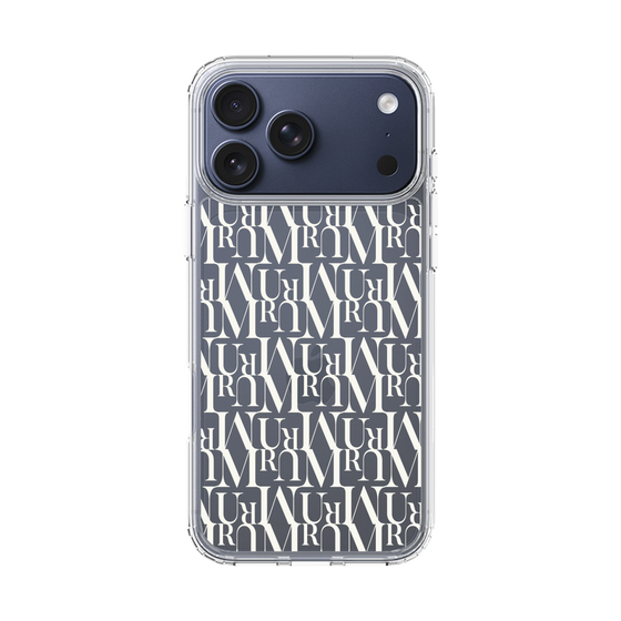 Slim Protection Case［ MURUA - Monogram - White ］