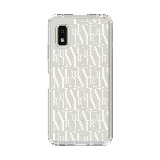 Slim Protection Case［ MURUA - Monogram - White ］