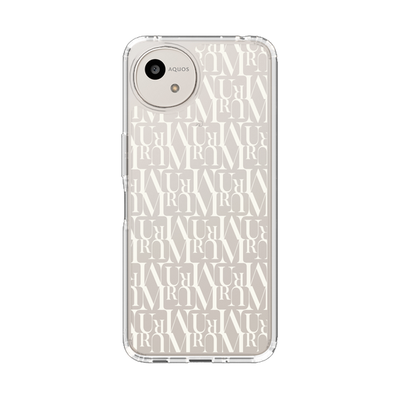 Slim Protection Case［ MURUA - Monogram - White ］
