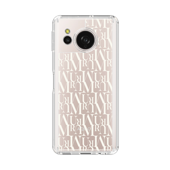 Slim Protection Case［ MURUA - Monogram - White ］