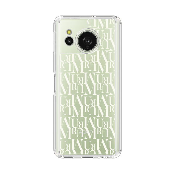 Slim Protection Case［ MURUA - Monogram - White ］