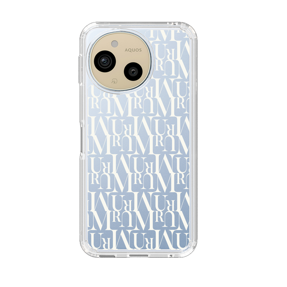 Slim Protection Case［ MURUA - Monogram - White ］
