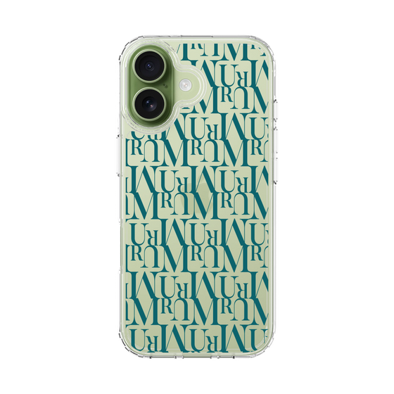 Slim Protection Case［ MURUA - Monogram - Green ］