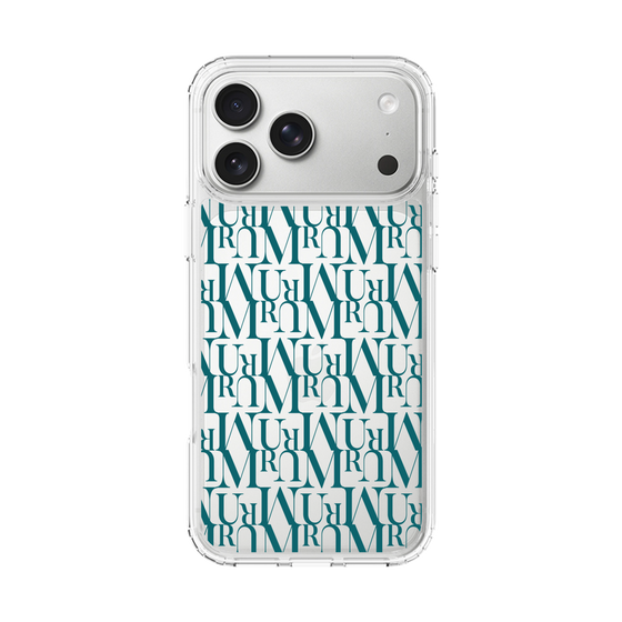 Slim Protection Case［ MURUA - Monogram - Green ］