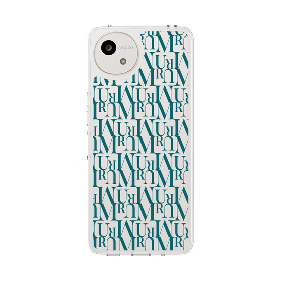 Slim Protection Case［ MURUA - Monogram - Green ］
