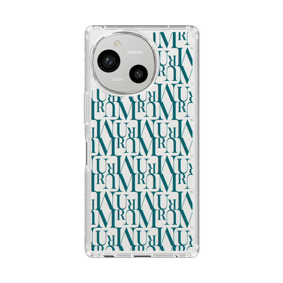 Slim Protection Case［ MURUA - Monogram - Green ］