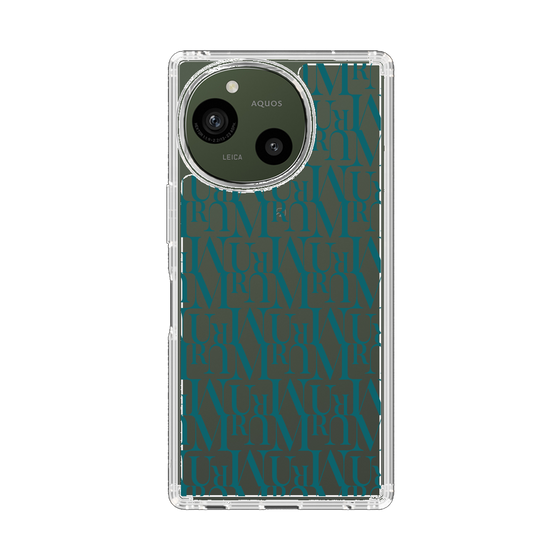 Slim Protection Case［ MURUA - Monogram - Green ］