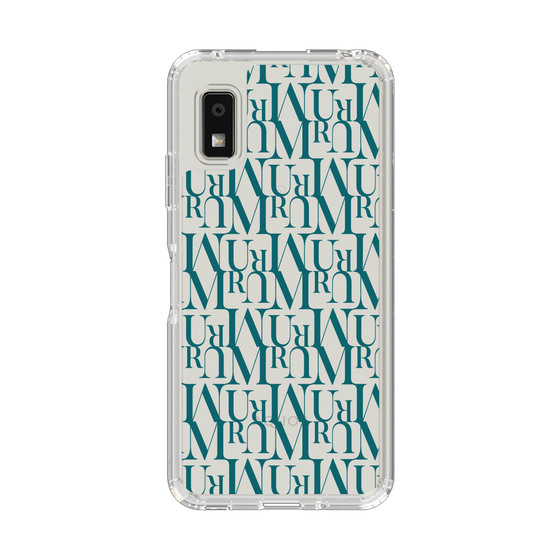 Slim Protection Case［ MURUA - Monogram - Green ］