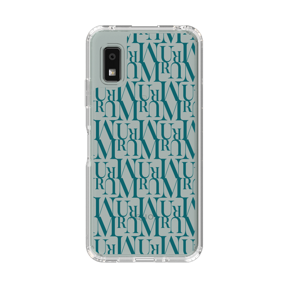Slim Protection Case［ MURUA - Monogram - Green ］