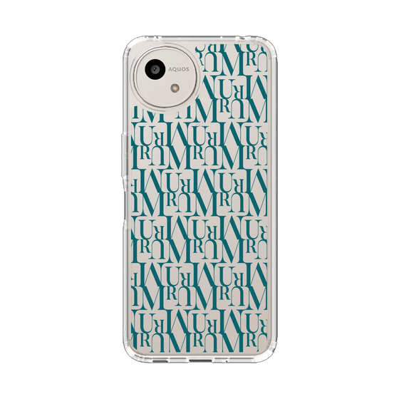 Slim Protection Case［ MURUA - Monogram - Green ］