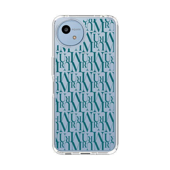 Slim Protection Case［ MURUA - Monogram - Green ］