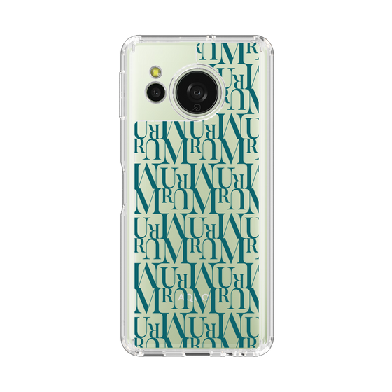 Slim Protection Case［ MURUA - Monogram - Green ］