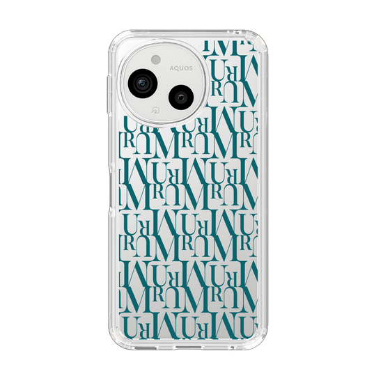Slim Protection Case［ MURUA - Monogram - Green ］