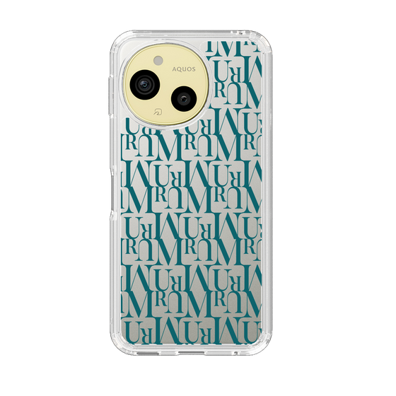 Slim Protection Case［ MURUA - Monogram - Green ］