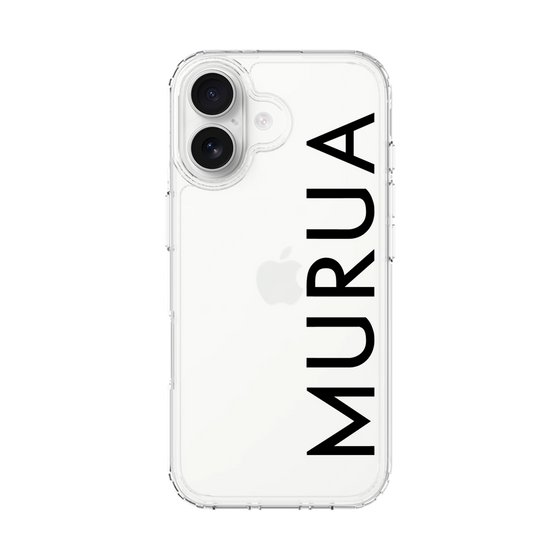 Slim Protection Case［ MURUA - Logo - Black ］