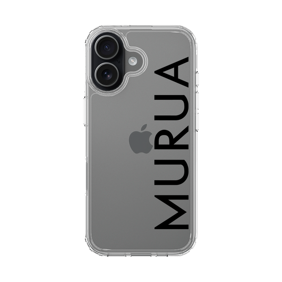 Slim Protection Case［ MURUA - Logo - Black ］