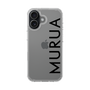 Slim Protection Case［ MURUA - Logo - Black ］