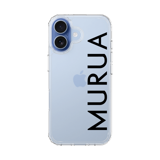 Slim Protection Case［ MURUA - Logo - Black ］