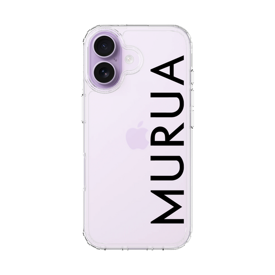 Slim Protection Case［ MURUA - Logo - Black ］