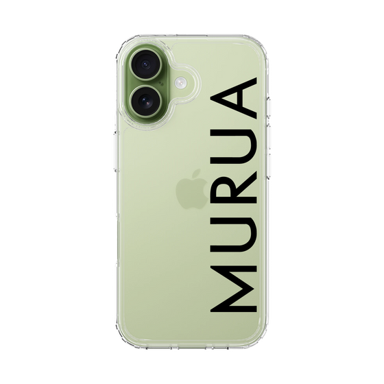 Slim Protection Case［ MURUA - Logo - Black ］