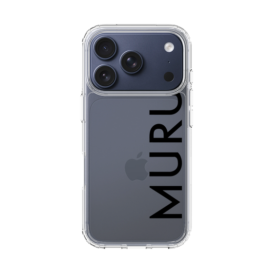 Slim Protection Case［ MURUA - Logo - Black ］