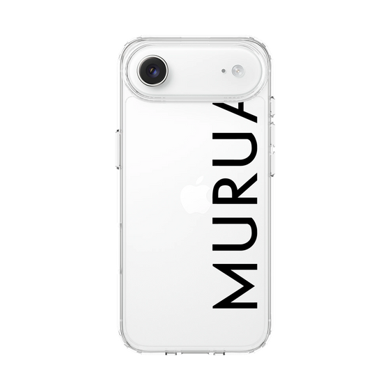 Slim Protection Case［ MURUA - Logo - Black ］