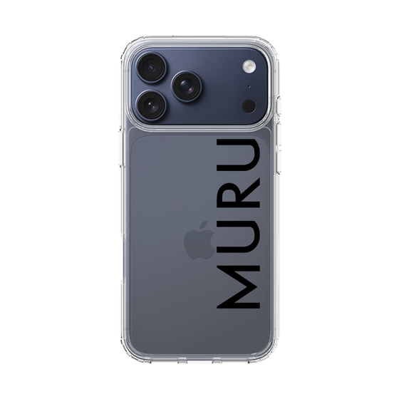 Slim Protection Case［ MURUA - Logo - Black ］