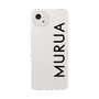 Slim Protection Case［ MURUA - Logo - Black ］