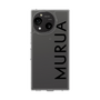 Slim Protection Case［ MURUA - Logo - Black ］