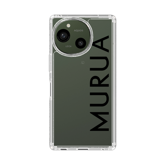 Slim Protection Case［ MURUA - Logo - Black ］