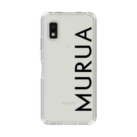 Slim Protection Case［ MURUA - Logo - Black ］