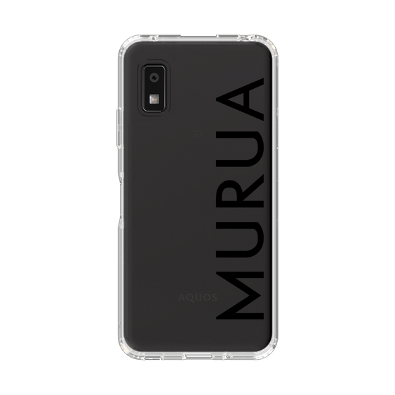Slim Protection Case［ MURUA - Logo - Black ］