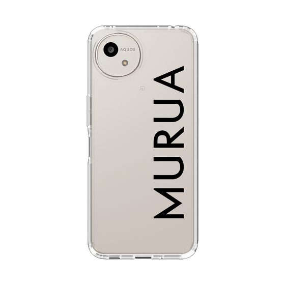 Slim Protection Case［ MURUA - Logo - Black ］