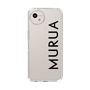 Slim Protection Case［ MURUA - Logo - Black ］
