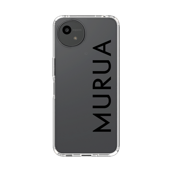 Slim Protection Case［ MURUA - Logo - Black ］
