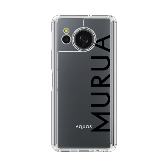 Slim Protection Case［ MURUA - Logo - Black ］