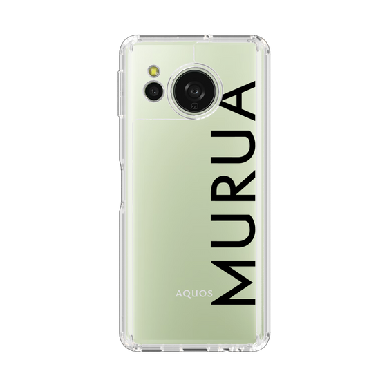 Slim Protection Case［ MURUA - Logo - Black ］