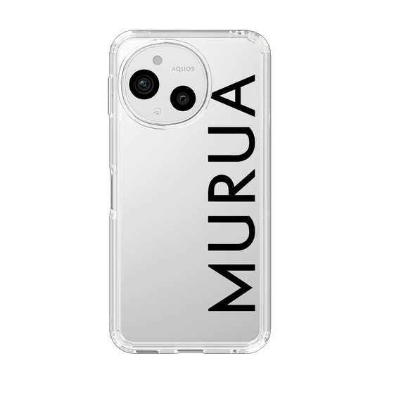 Slim Protection Case［ MURUA - Logo - Black ］