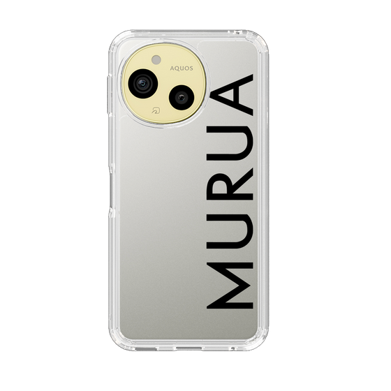 Slim Protection Case［ MURUA - Logo - Black ］
