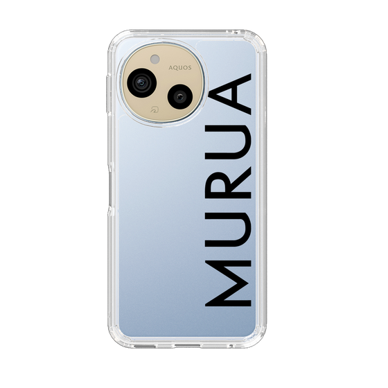 Slim Protection Case［ MURUA - Logo - Black ］
