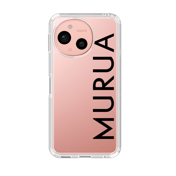 Slim Protection Case［ MURUA - Logo - Black ］